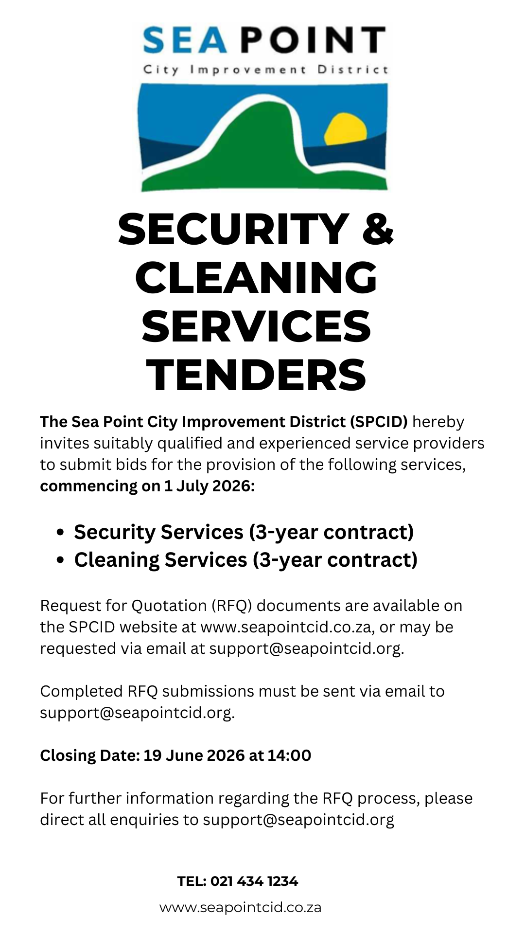 Sea Point CID Tender Advert 2026